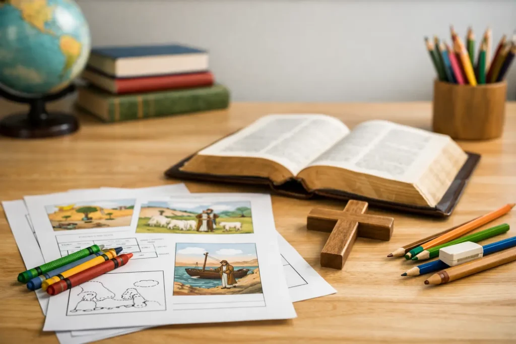 Bible Lesson Printable for Sunday School Use